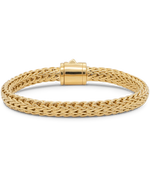 DEVATA Bali Dragon Bone Chain Bracelet Gold Plated Sterling Silver