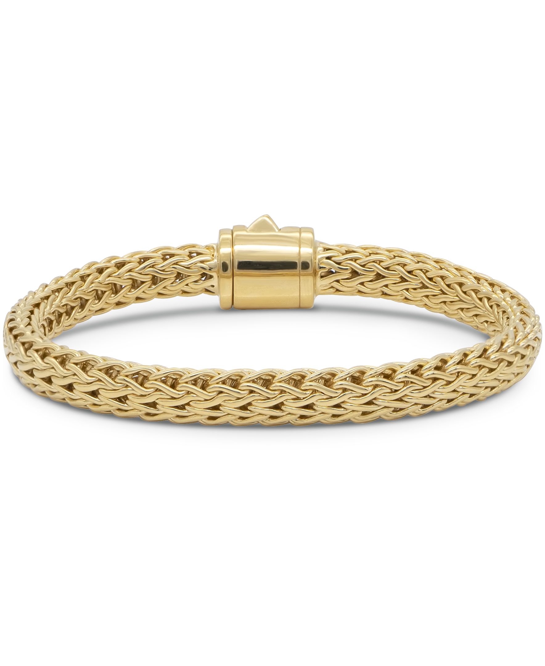 DEVATA Bali Dragon Bone Chain Bracelet Gold Plated Sterling Silver