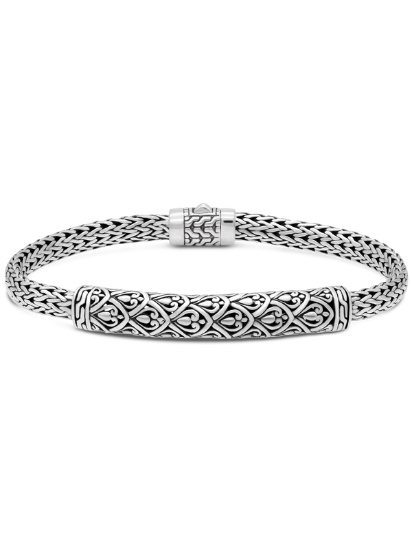 DEVATA Bali Dragon Bone Chain Sterling Silver Bracelet