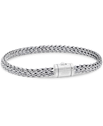 DEVATA Bali Dragon Bone Chain Bracelet Sterling Silver