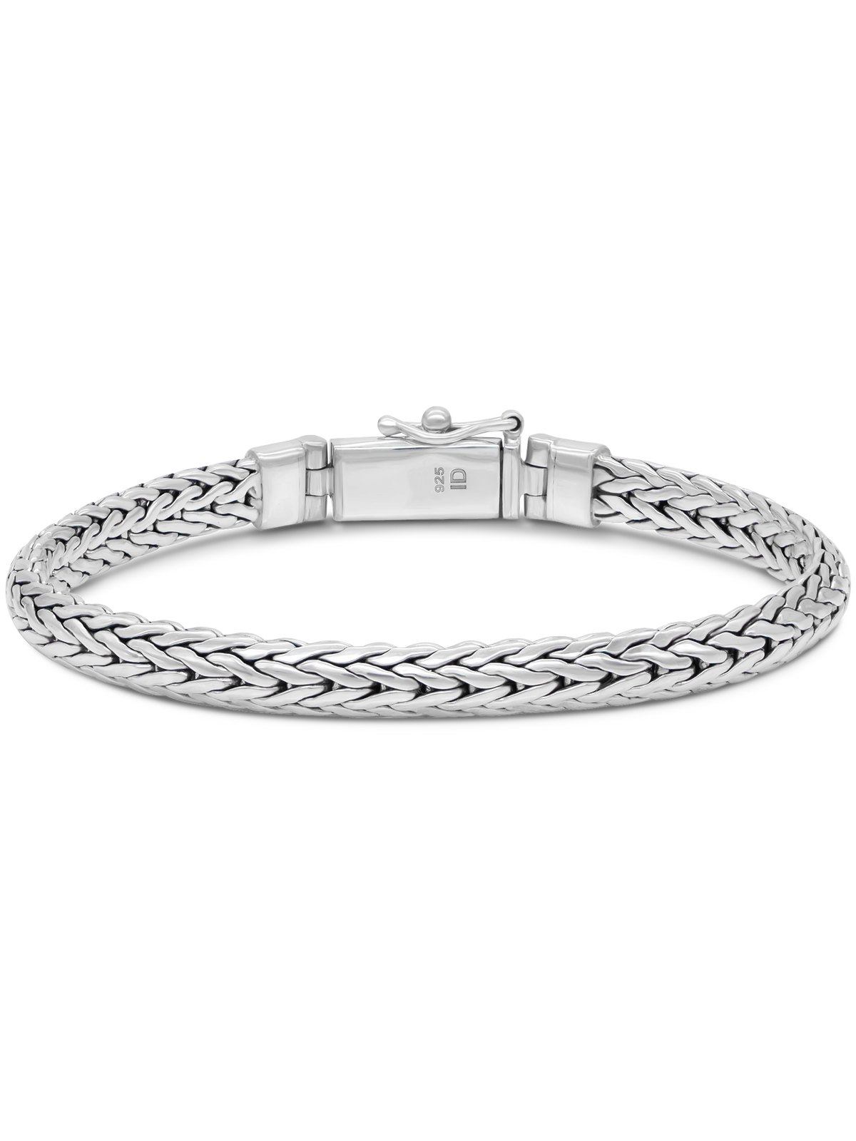 DEVATA Bali Dragon Bone Chain Bracelet Sterling Silver