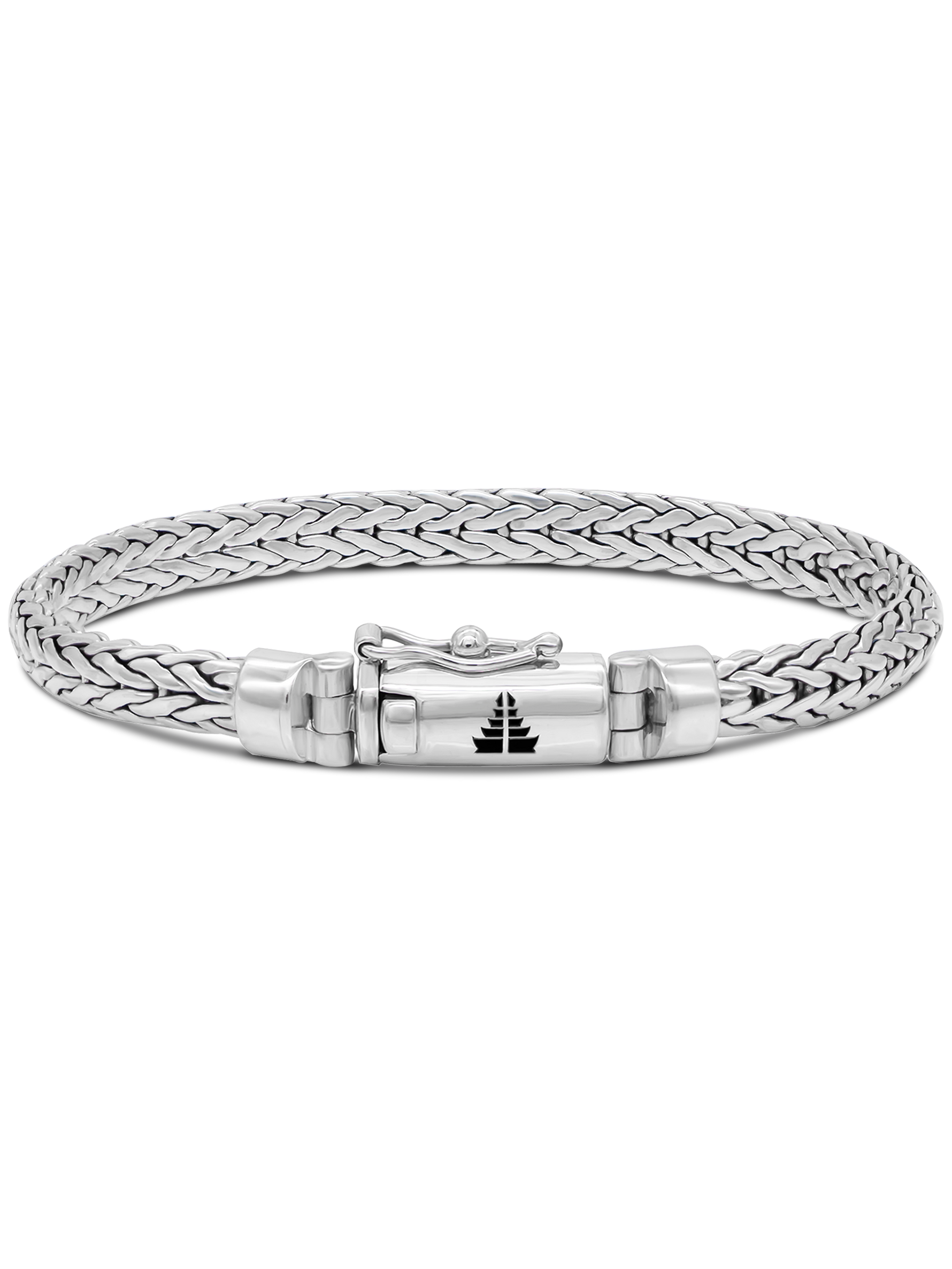 DEVATA Bali Dragon Bone Chain Bracelet Sterling Silver
