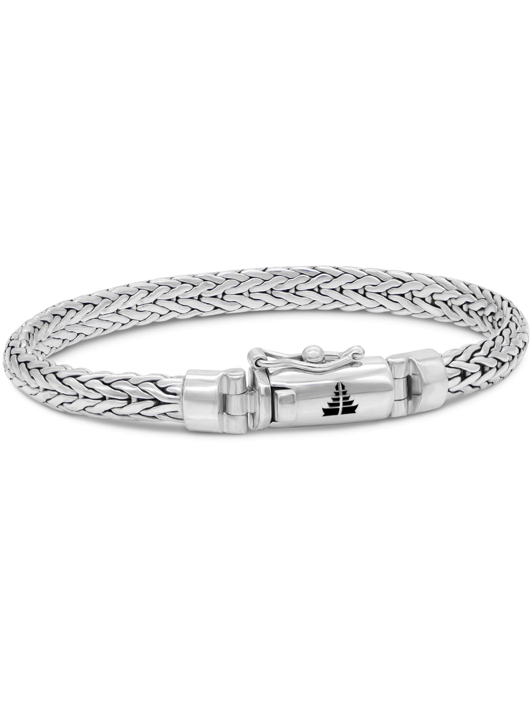DEVATA Bali Dragon Bone Chain Bracelet Sterling Silver