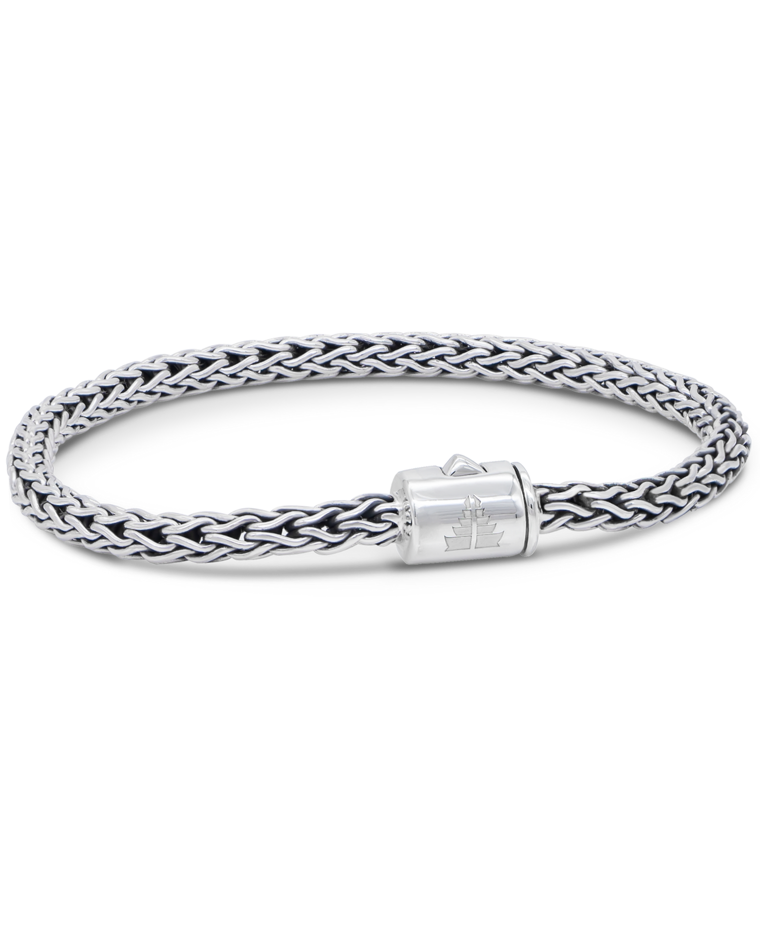 DEVATA Bali Dragon Bone Chain Bracelet Sterling Silver