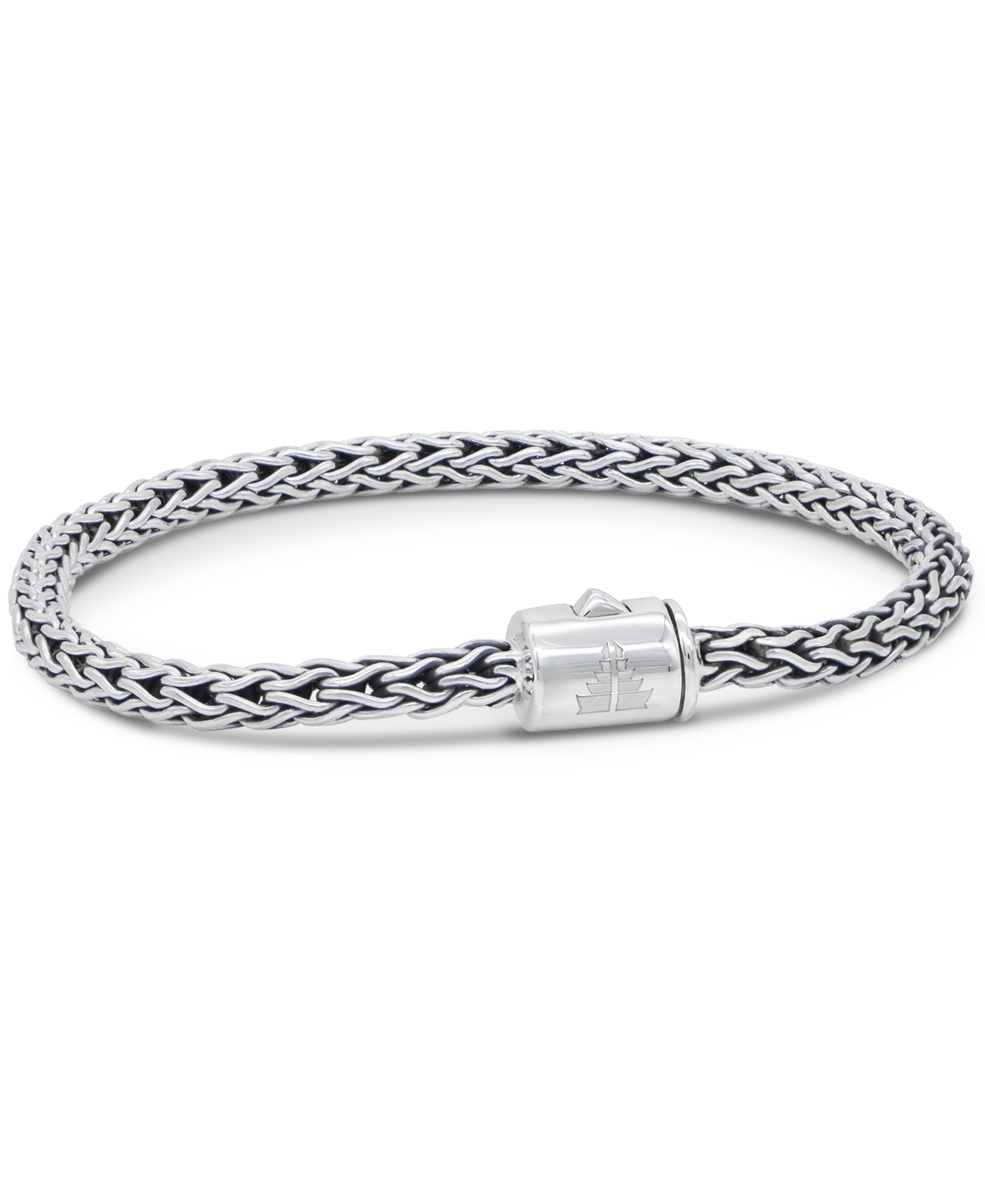 DEVATA Bali Dragon Bone Chain Bracelet Sterling Silver