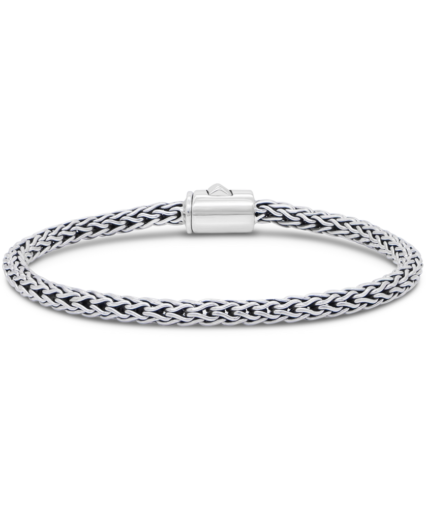 DEVATA Bali Dragon Bone Chain Bracelet Sterling Silver