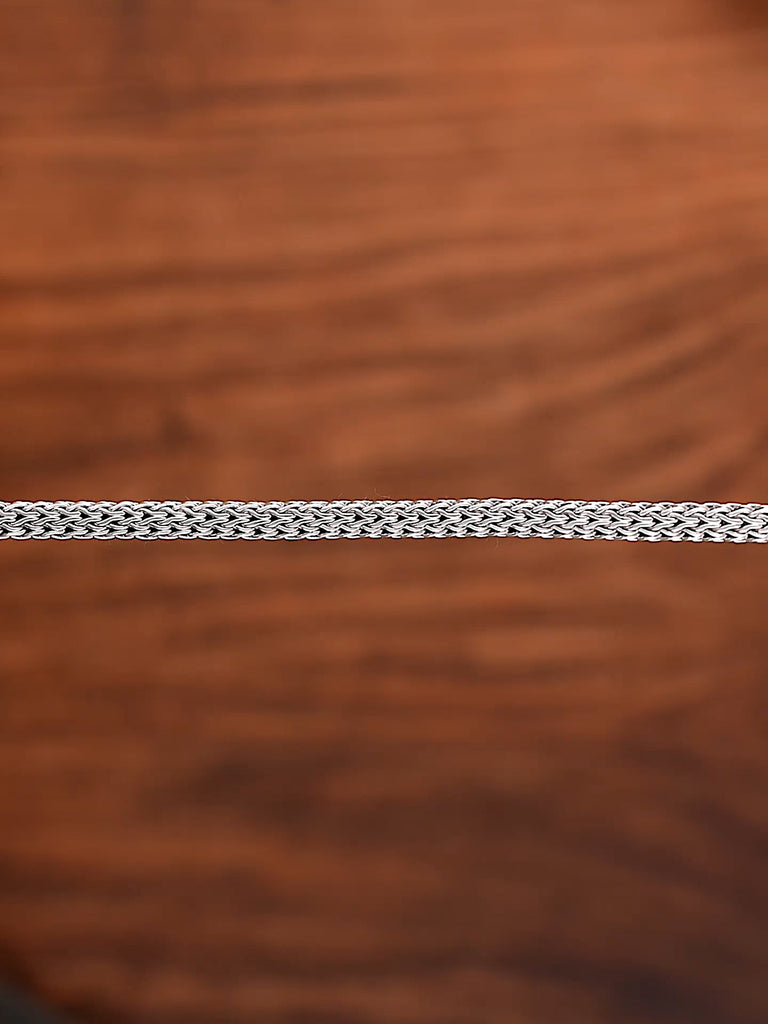 DEVATA Bali Dragon Bone Chain Bracelet Sterling Silver