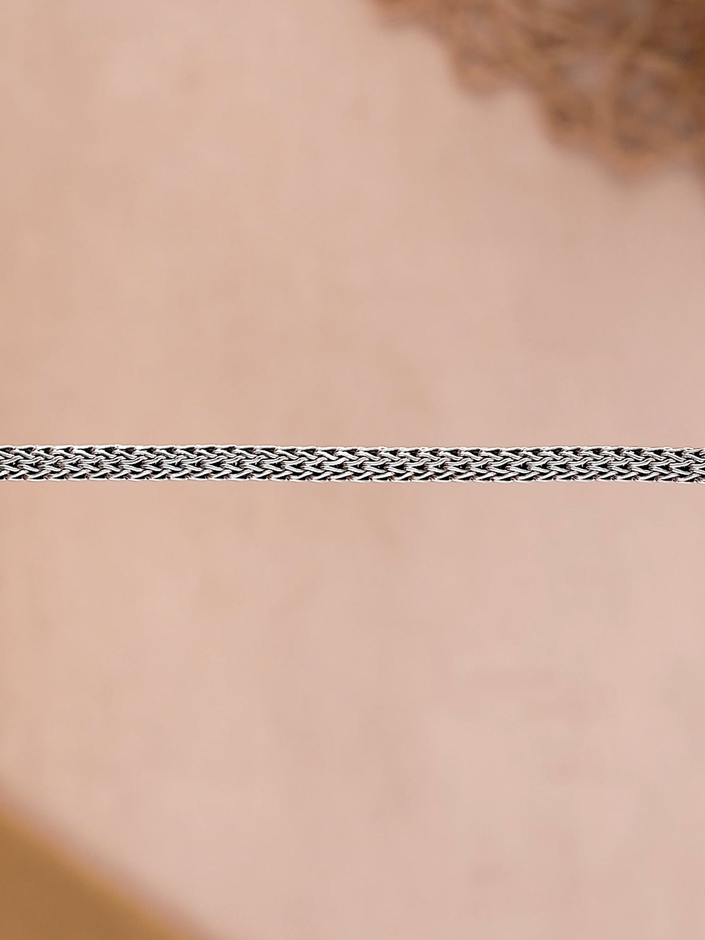 DEVATA Bali Dragon Bone Chain Bracelet Sterling Silver