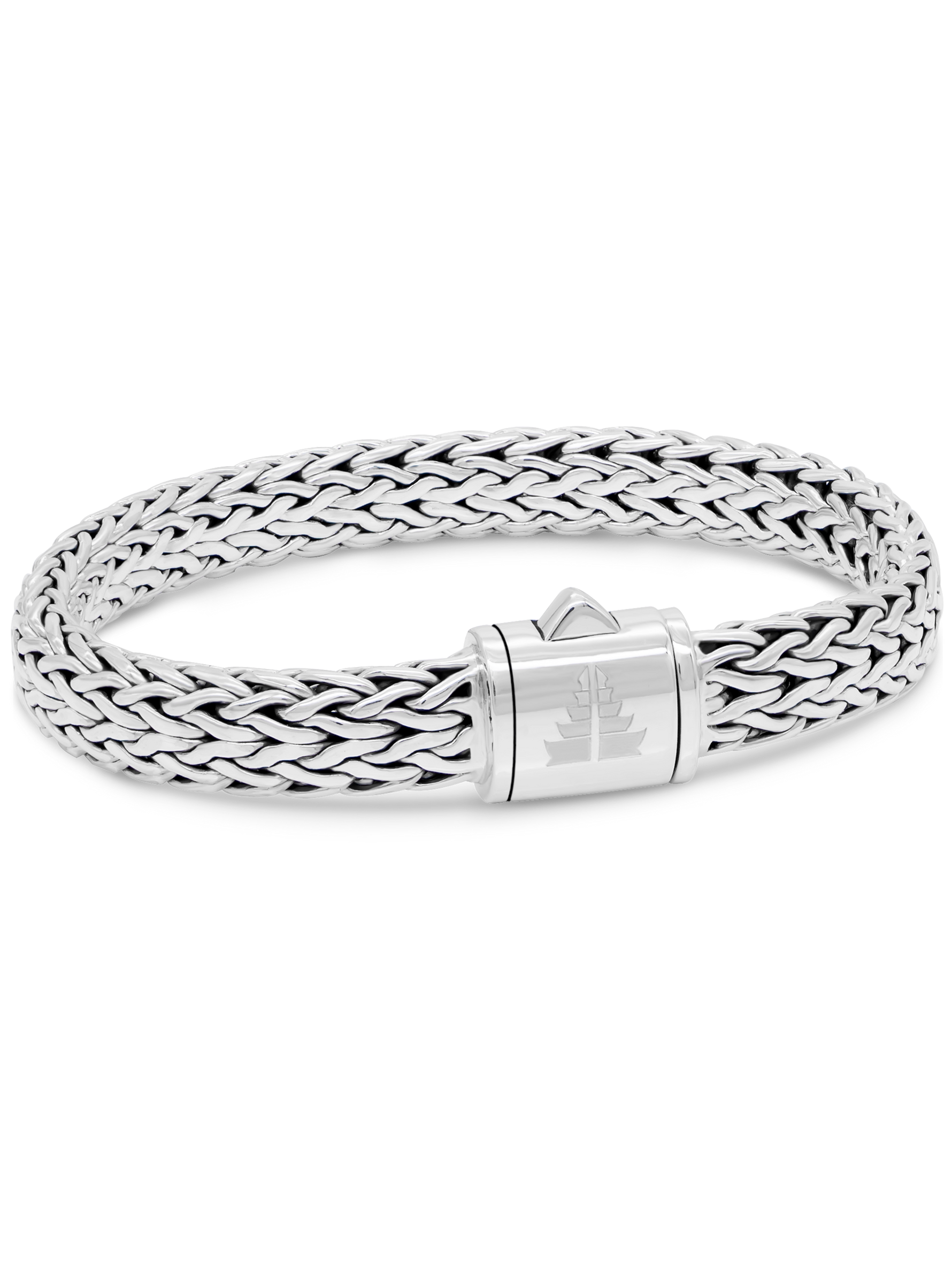 DEVATA Bali Dragon Bone Chain Bracelet Sterling Silver