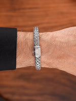 DEVATA Bali Dragon Bone Chain Bracelet Sterling Silver