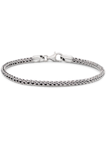 DEVATA Bali Dragon Bone Chain Bracelet Sterling Silver