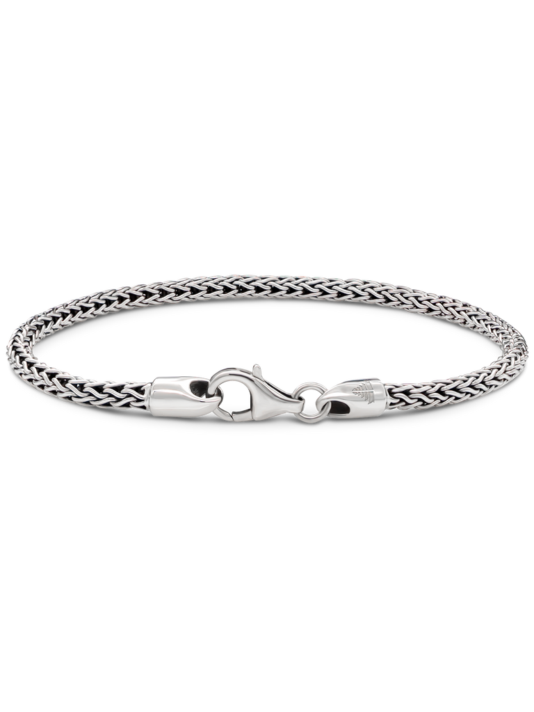 DEVATA Bali Dragon Bone Chain Bracelet Sterling Silver