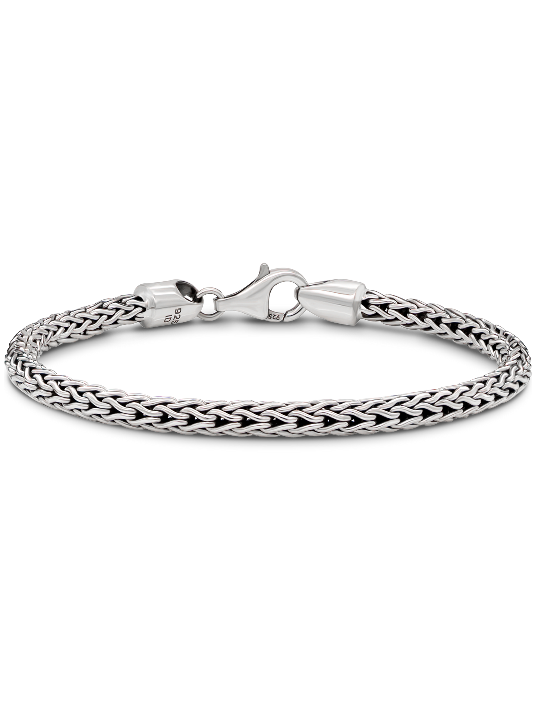 DEVATA Bali Dragon Bone Chain Bracelet Sterling Silver