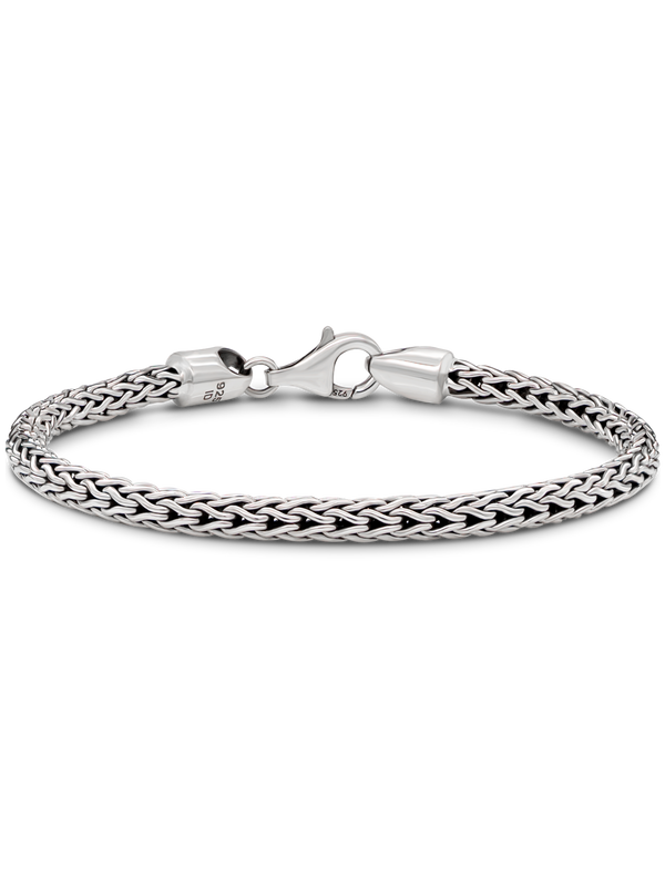 DEVATA Bali Dragon Bone Chain Bracelet Sterling Silver