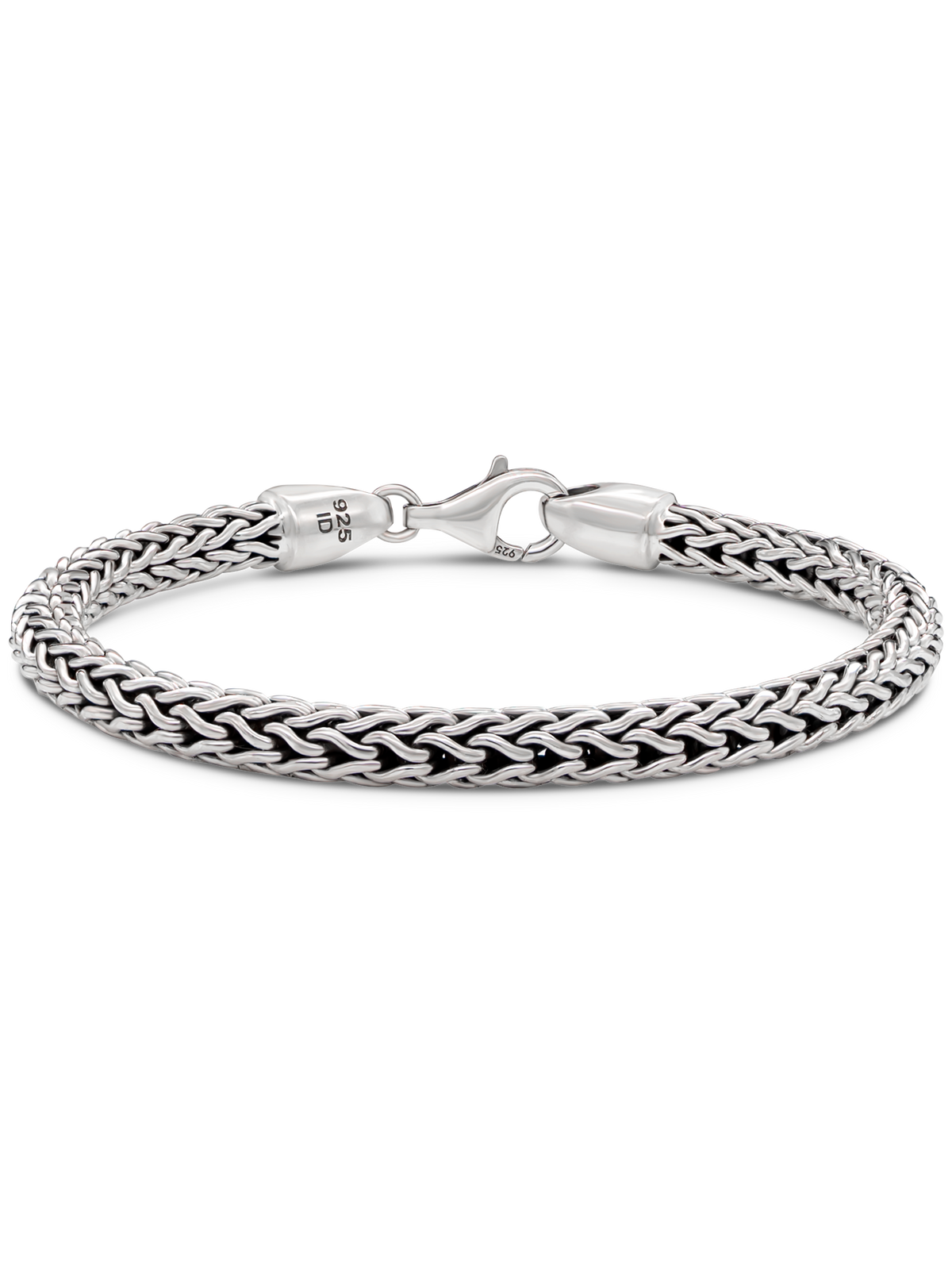DEVATA Bali Dragon Bone Chain Bracelet Sterling Silver