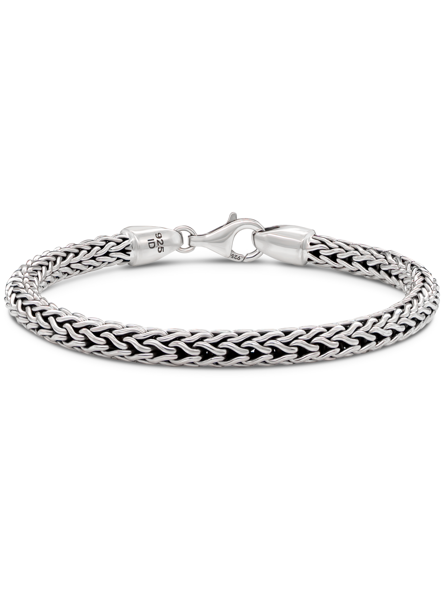 DEVATA Bali Dragon Bone Chain Bracelet Sterling Silver