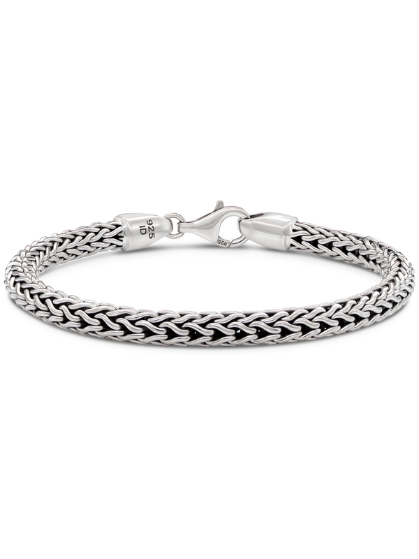 DEVATA Bali Dragon Bone Chain Bracelet Sterling Silver