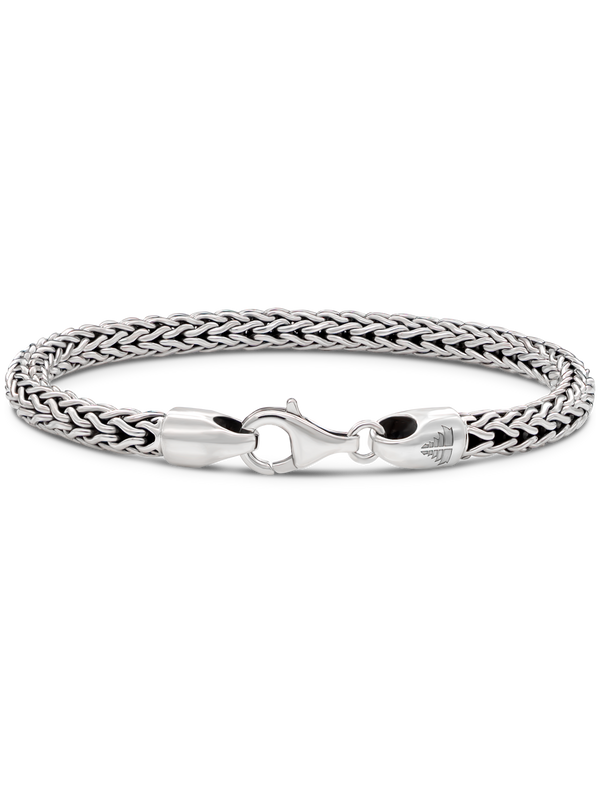 DEVATA Bali Dragon Bone Chain Bracelet Sterling Silver