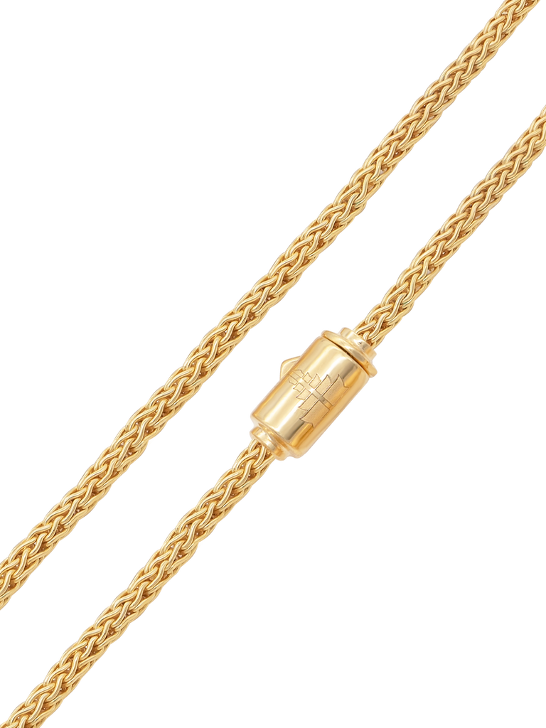 JAXXON 2.5mm Rope Gold Chain | 24