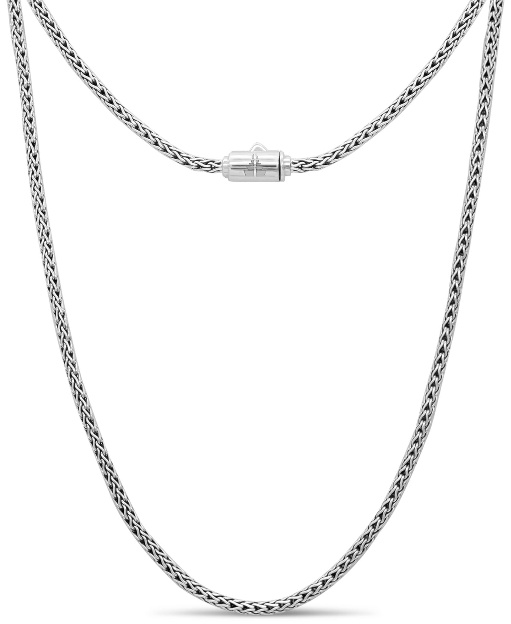 DEVATA Bali Dragon Bone Chain Necklace Sterling Silver