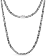 DEVATA Bali Dragon Bone Chain Necklace Sterling Silver