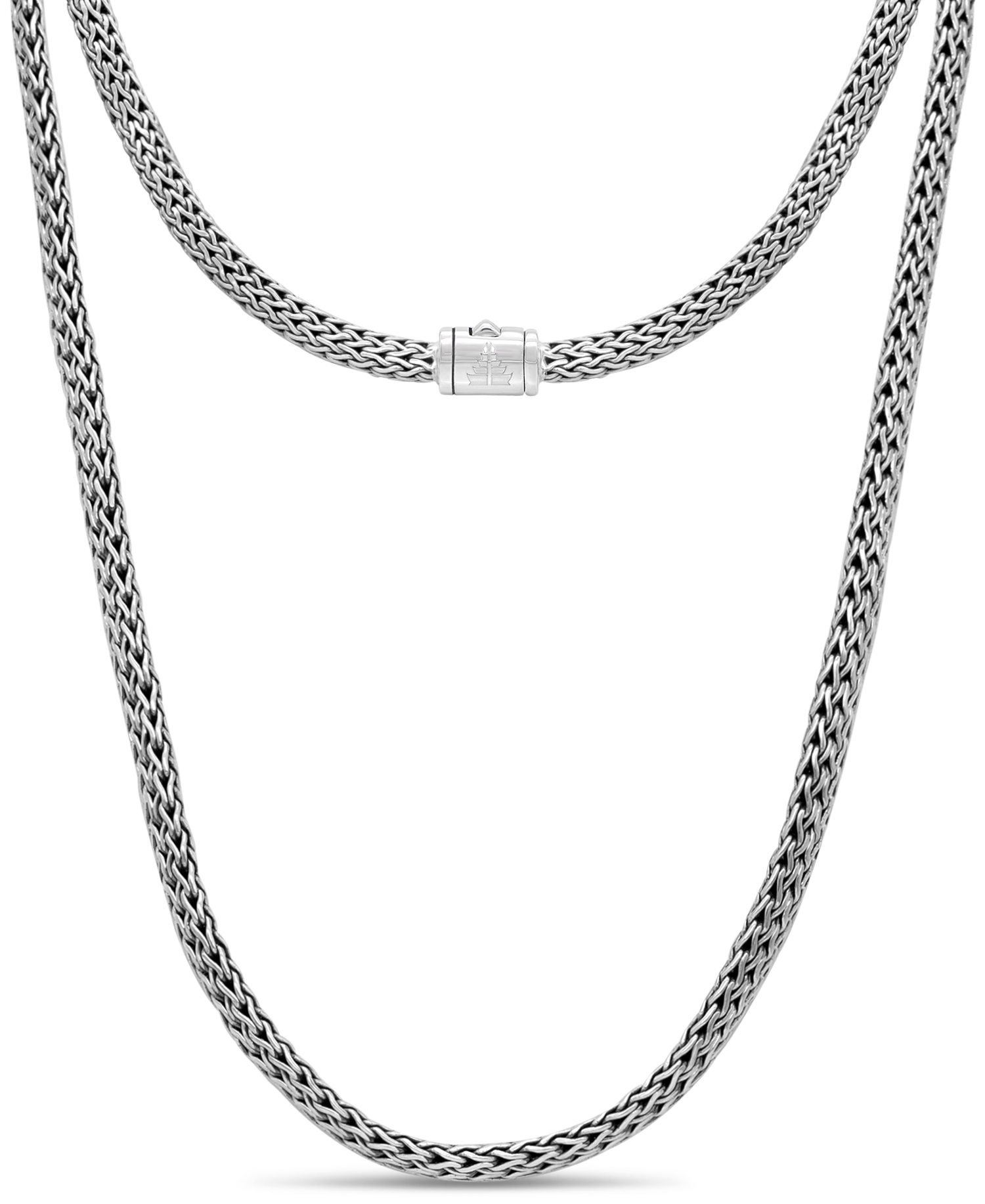DEVATA Bali Dragon Bone Chain Necklace Sterling Silver