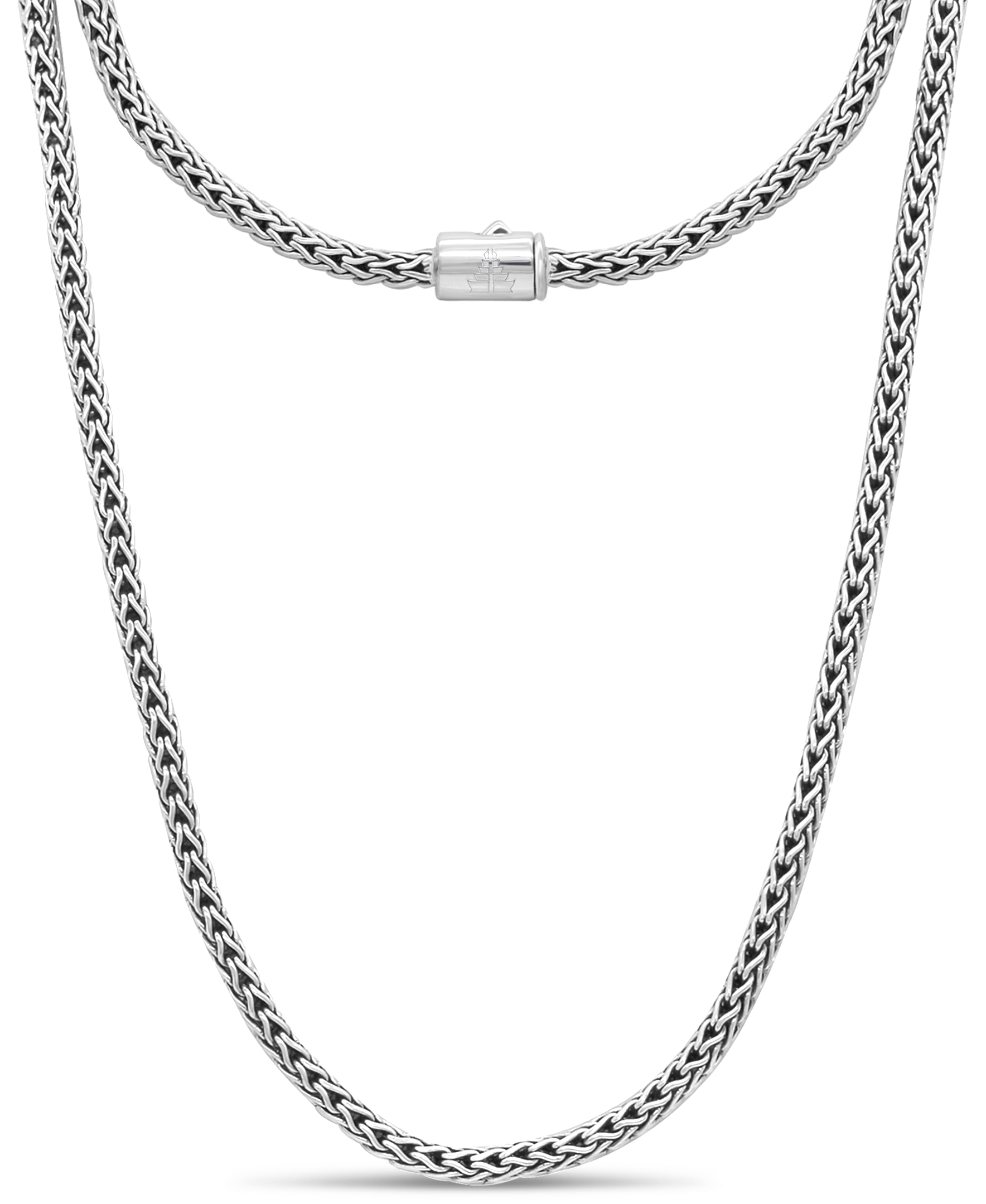 DEVATA Bali Dragon Bone Chain Necklace Sterling Silver