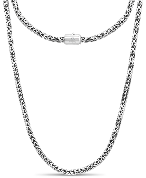 DEVATA Bali Dragon Bone Chain Necklace Sterling Silver