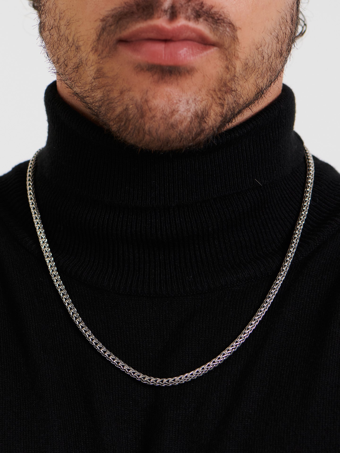 DEVATA Bali Dragon Bone Chain Necklace Sterling Silver