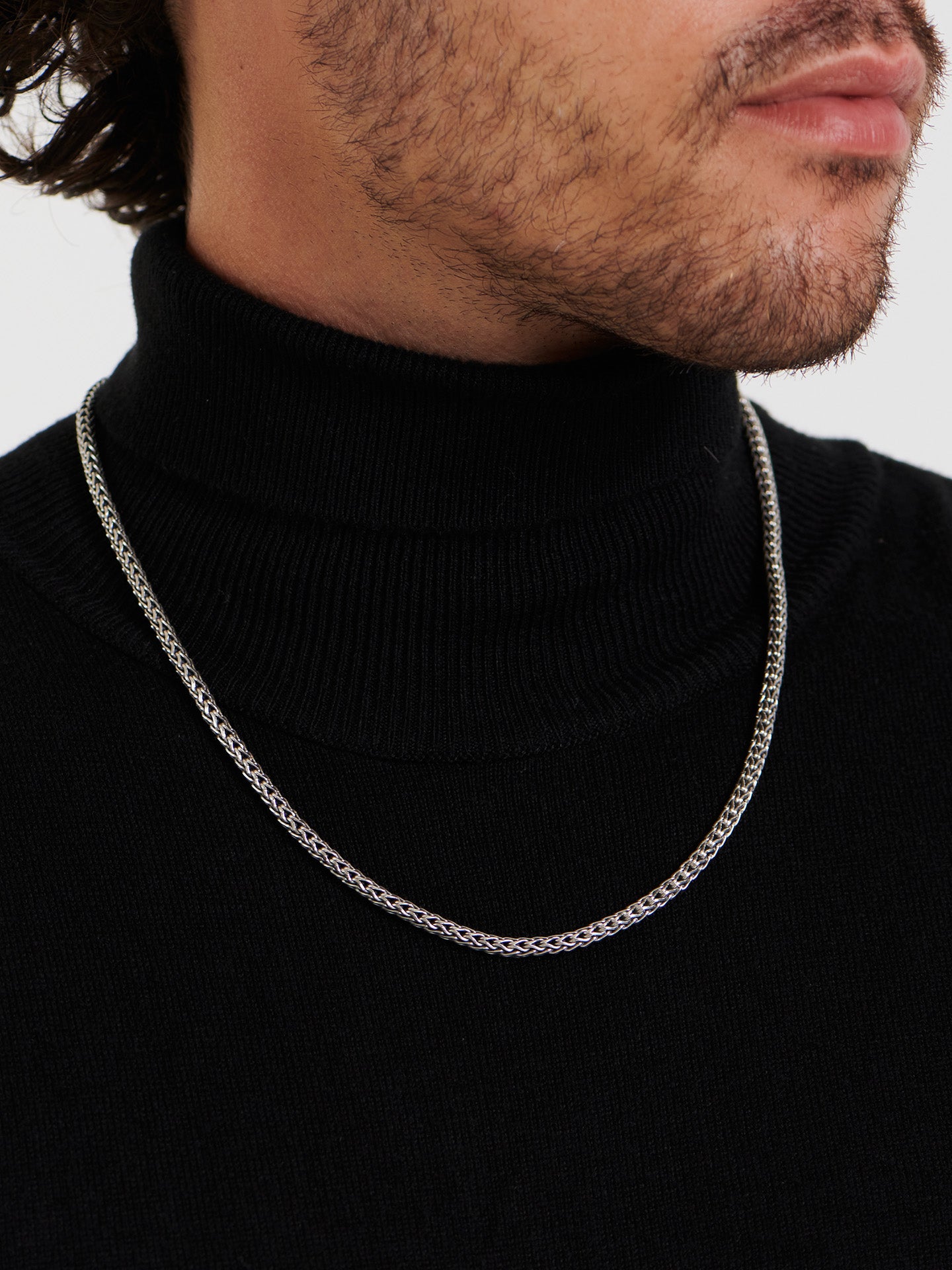 DEVATA Bali Dragon Bone Chain Necklace Sterling Silver