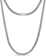 DEVATA Bali Dragon Bone Chain Necklace Sterling Silver