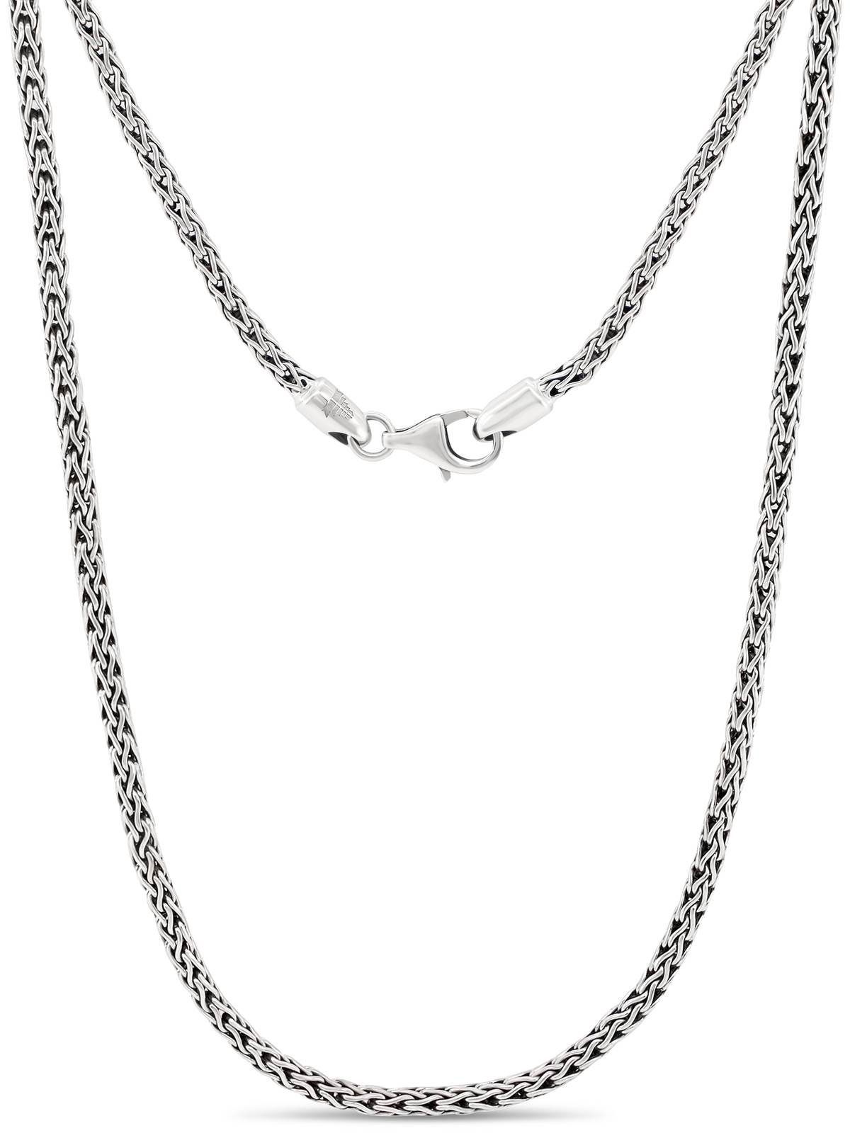 DEVATA Bali Dragon Bone Chain Necklace Sterling Silver 