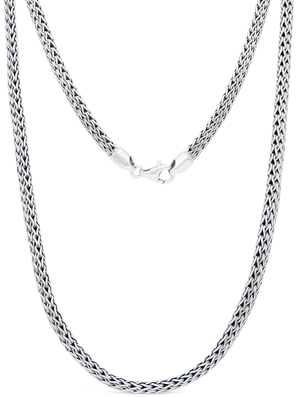 DEVATA Bali Jewelry  Dragon Bone Chain Necklace 5mm Oval
