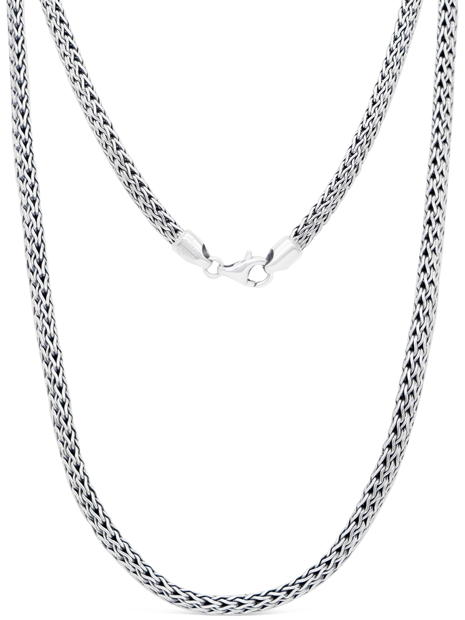 DEVATA Bali Jewelry  Dragon Bone Chain Necklace 5mm Oval