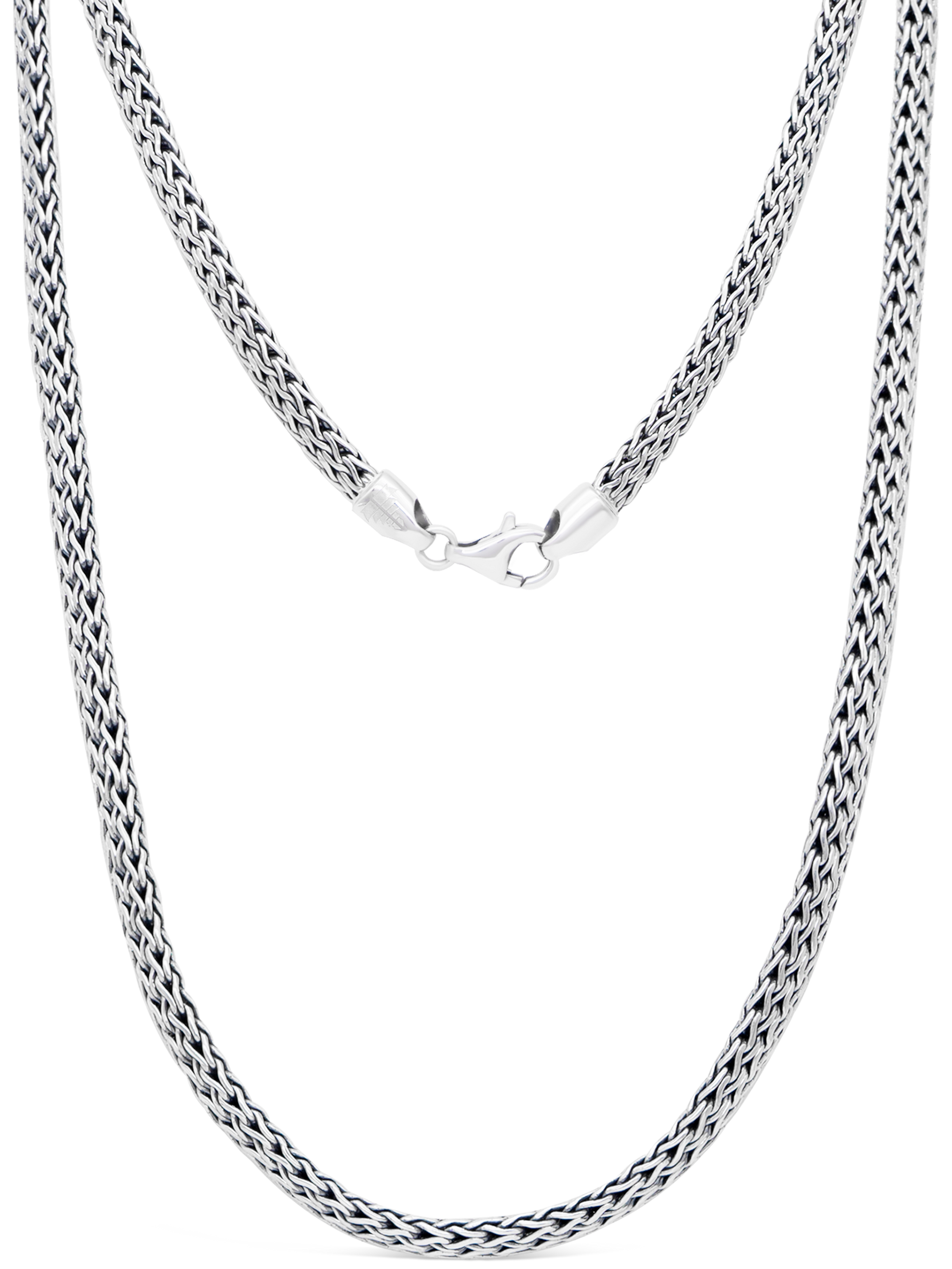 DEVATA Bali Jewelry  Dragon Bone Chain Necklace 5mm Oval