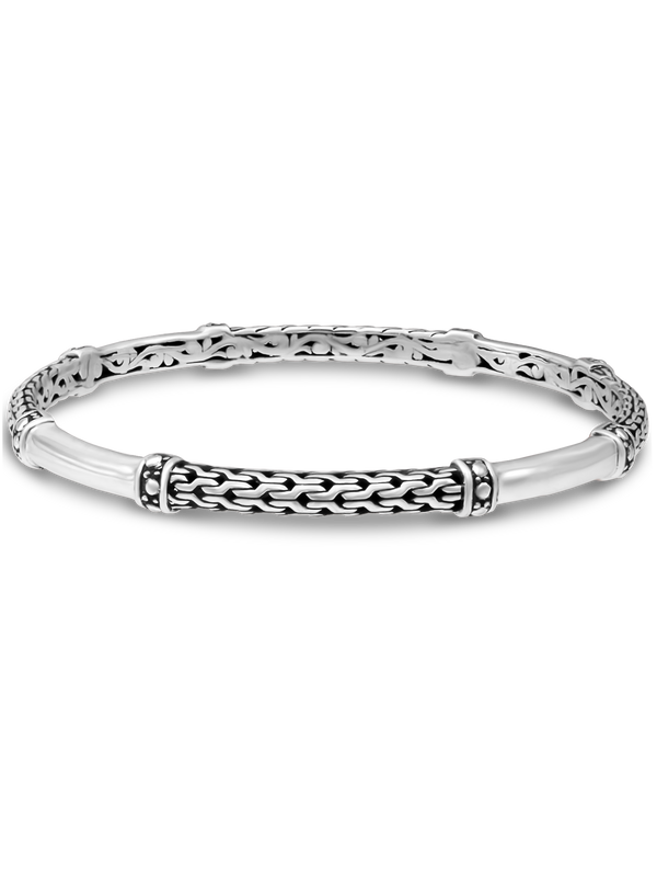 DEVATA Bali Sterling Silver Bangle Bracelet