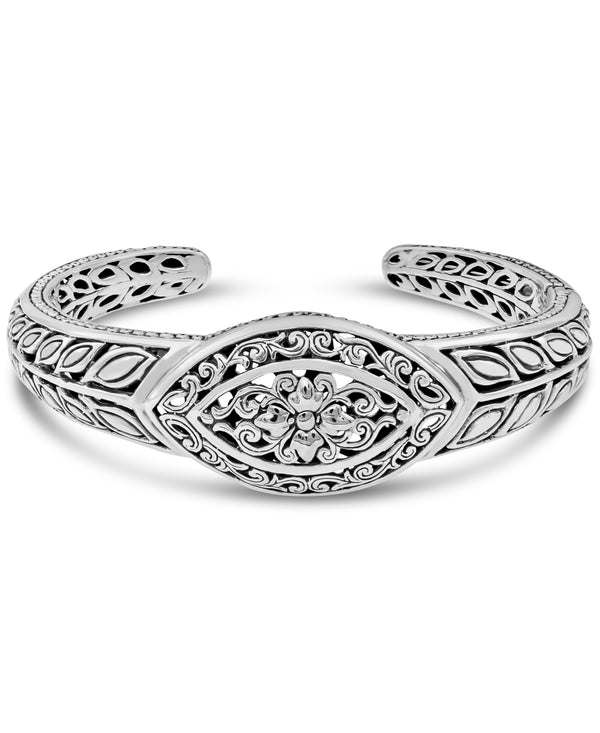 DEVATA Bali Sterling Silver Cuff Bracelet