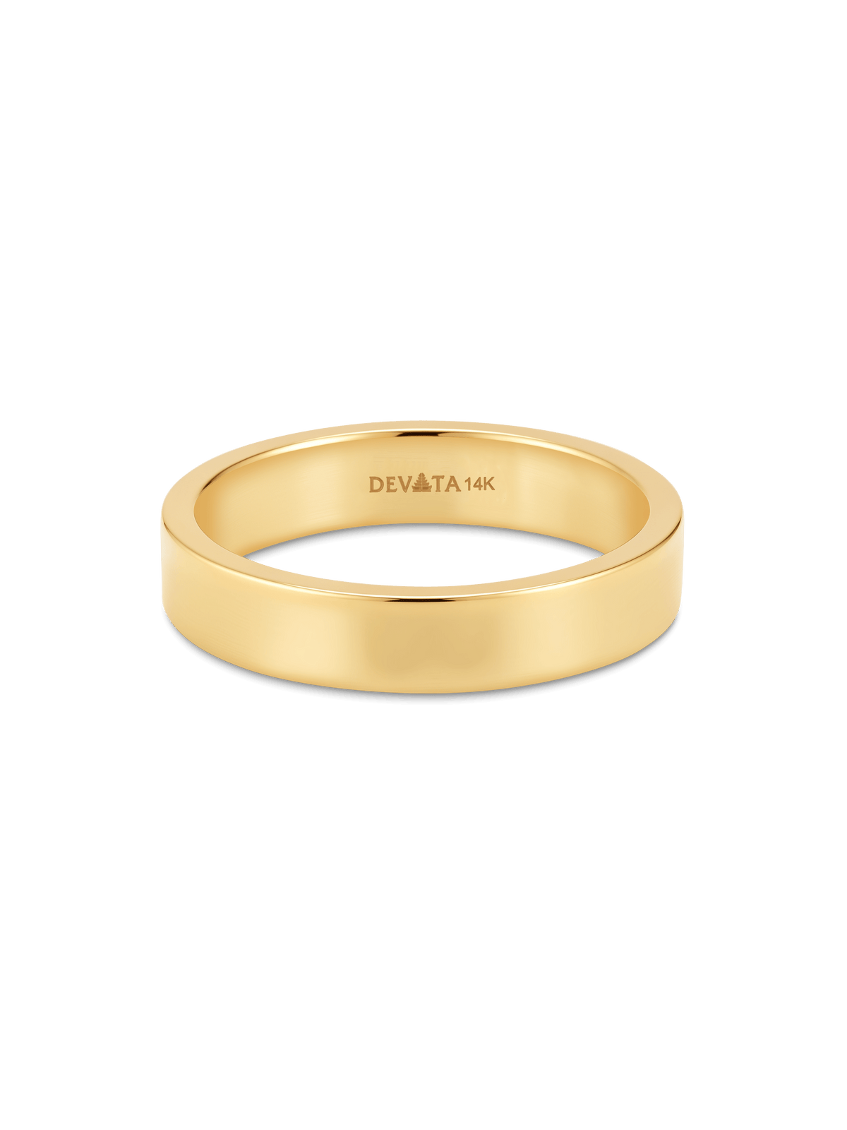 4mm Band Ring in 14K Gold