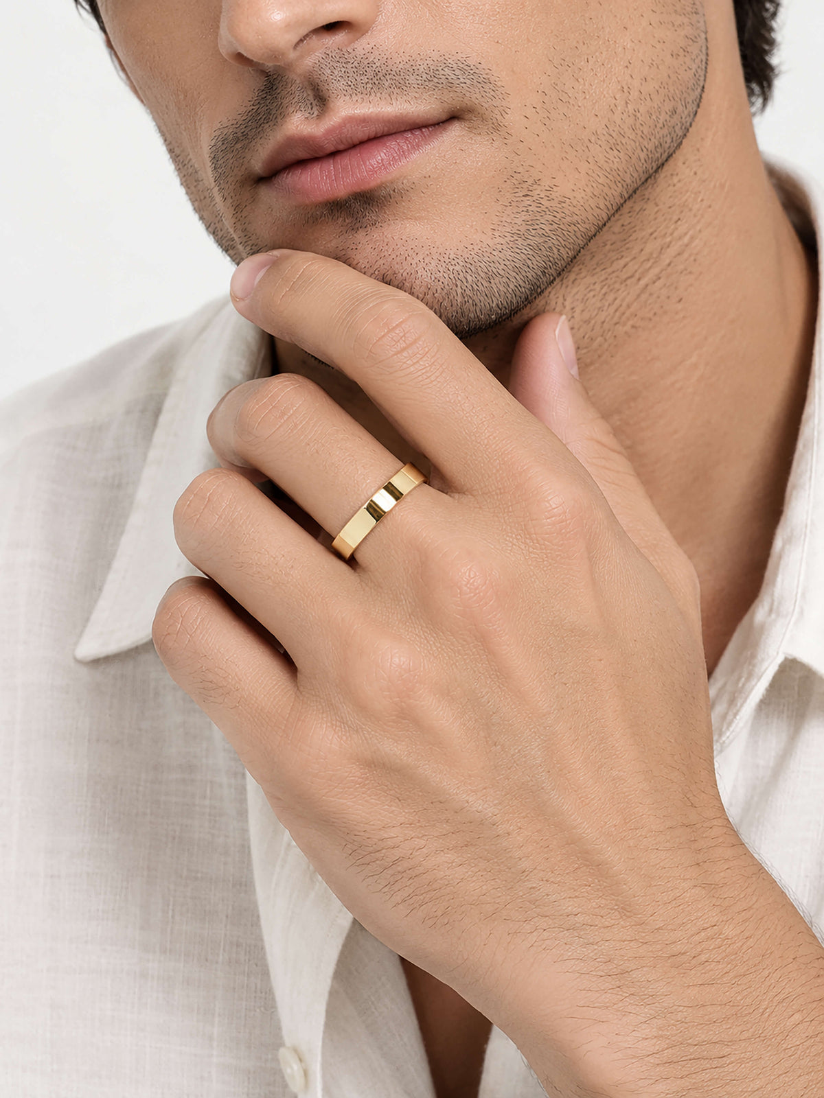 4mm Band Ring in 14K Gold