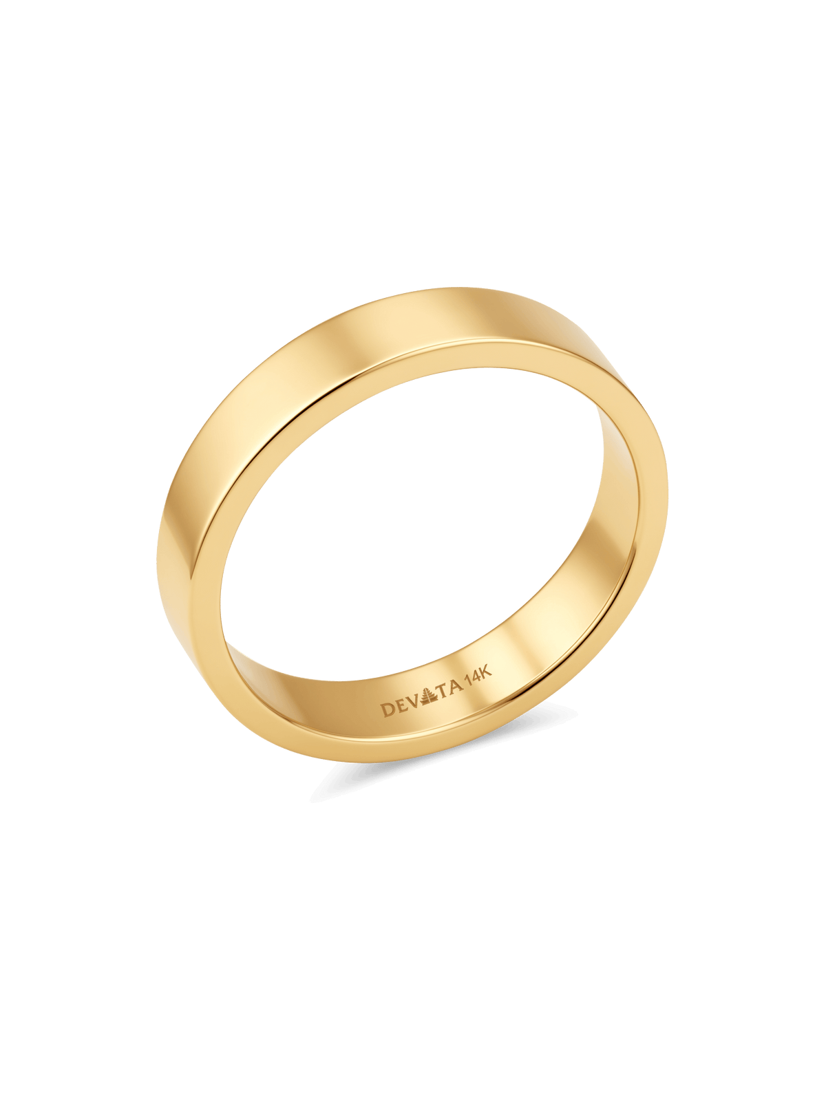 4mm Band Ring in 14K Gold