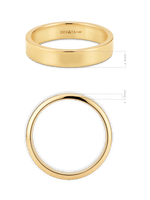 4mm Band Ring in 14K Gold