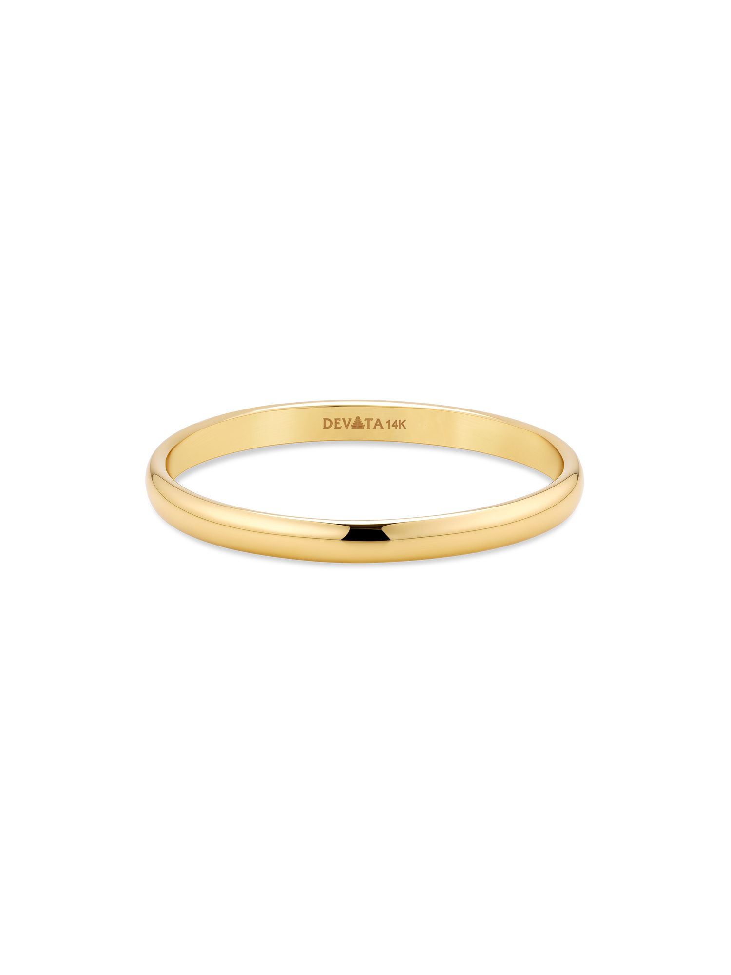 Forever Dome Band Ring 2mm