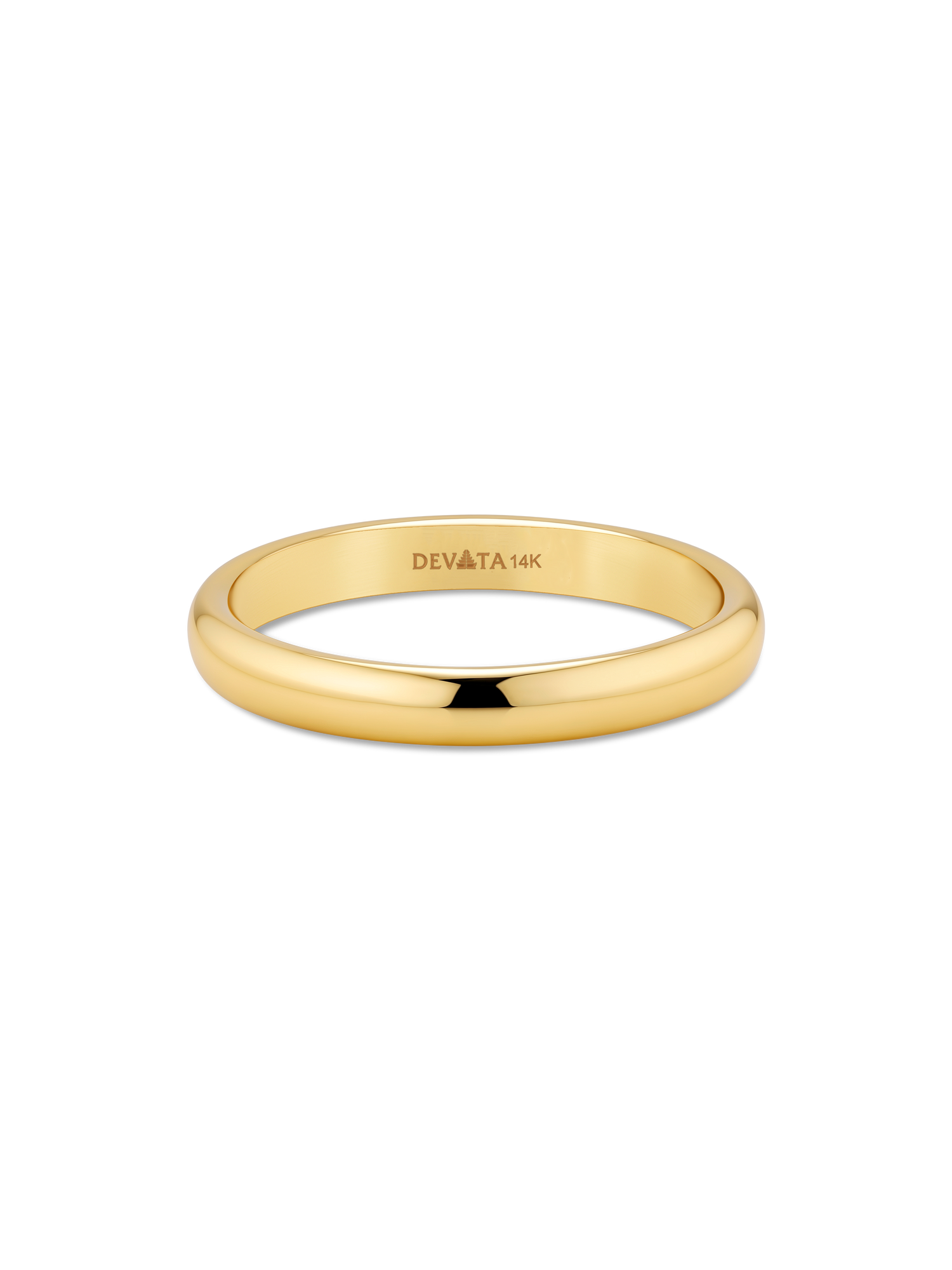 Classic Dome Band Ring 3mm