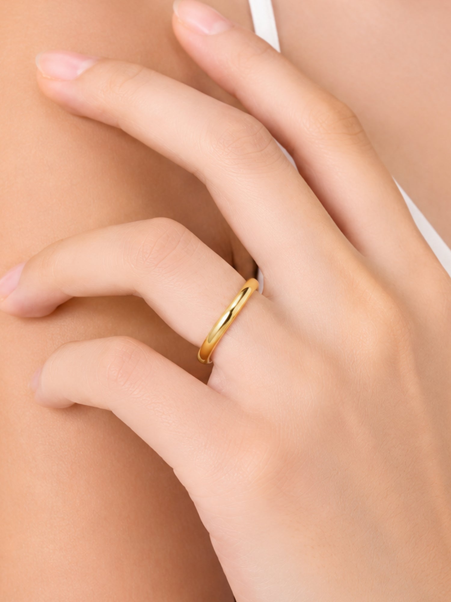 Classic Dome Band Ring 3mm