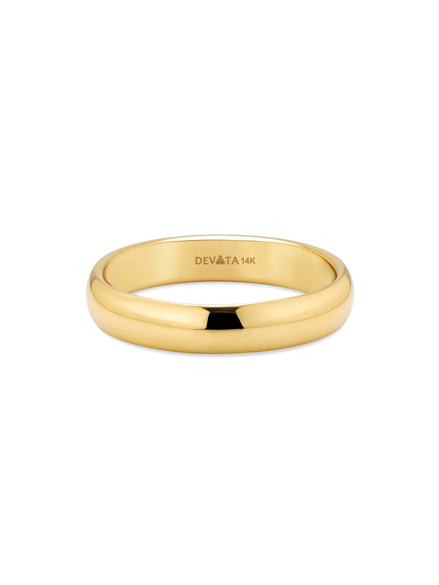 Classic Dome Band Ring 4mm