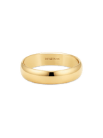 14K Gold classic dome band ring 