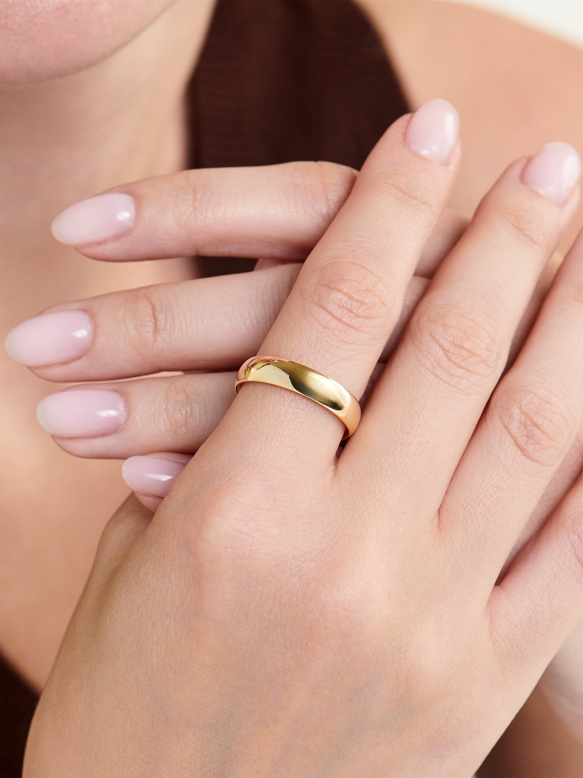 Classic Dome Band Ring 5mm