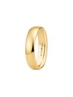 14K Gold classic dome band ring 