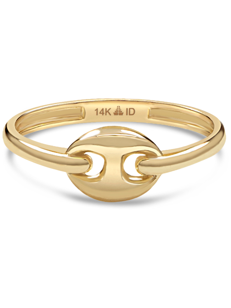 14K Gold Mariner Ring