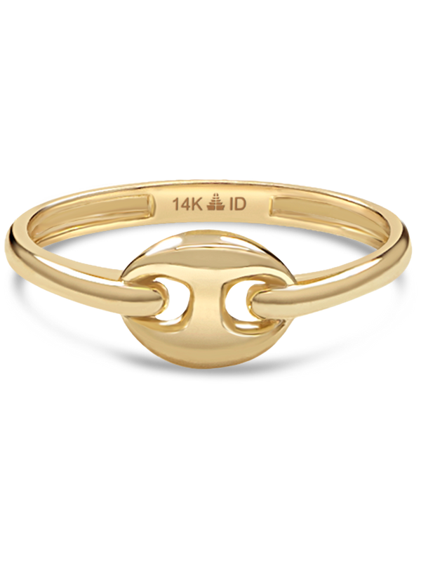 14K Gold Mariner Ring